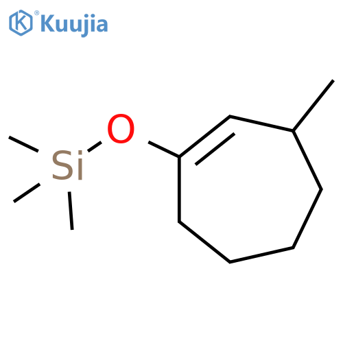Silane, trimethyl[(3-methyl-1-cyclohepten-1-yl)oxy]- structure