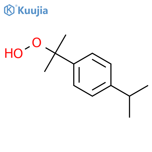 Hydroperoxide,1-methyl-1-[4-(1-methylethyl)phenyl]ethyl structure