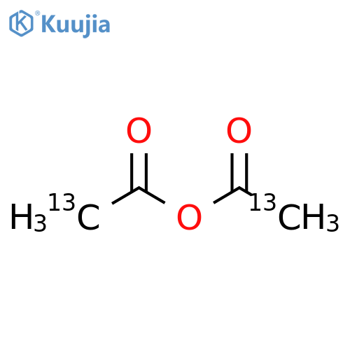Acetic-2-14C acid,anhydride (9CI) structure