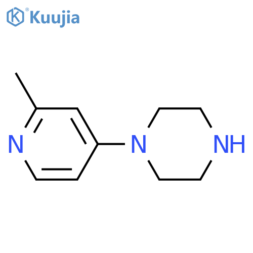 1-(2-Methylpyridin-4-yl)piperazine structure