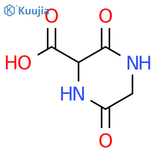 2-Piperazinecarboxylicacid, 3,6-dioxo- structure