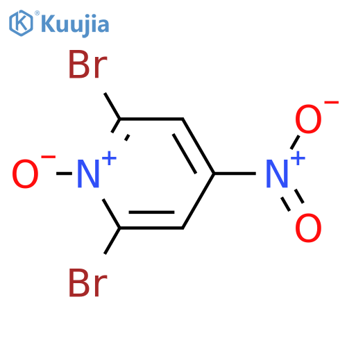 2,6-Dibromo-4-nitropyridine oxide structure