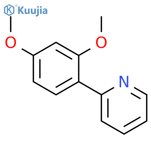 2-(2,4-Dimethoxyphenyl)pyridine structure