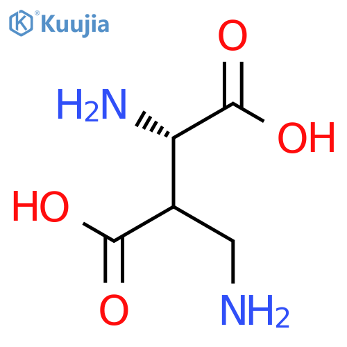 Aspartic acid, 3-(aminomethyl)- structure