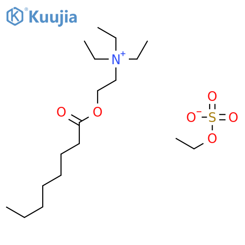 sulfonatooxyethane; triethyl-(2-octanoyloxyethyl)azanium structure