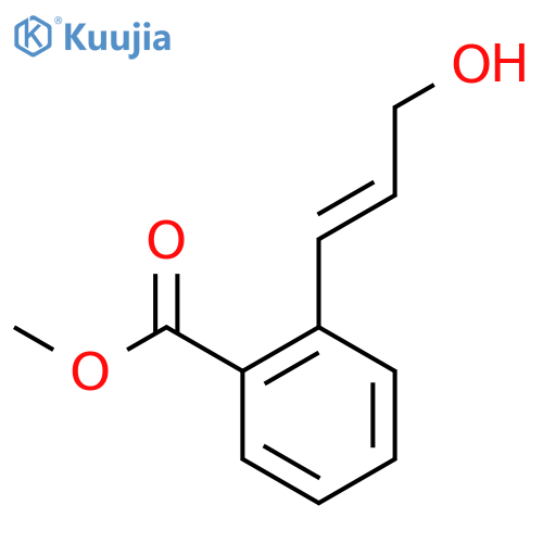 methyl 2-(3-hydroxyprop-1-en-1-yl)benzoate structure