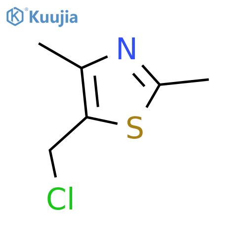 5-(chloromethyl)-2,4-dimethyl-1,3-thiazole structure