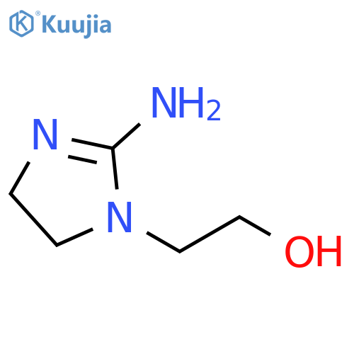 1H-Imidazole-1-ethanol, 2-amino-4,5-dihydro- structure