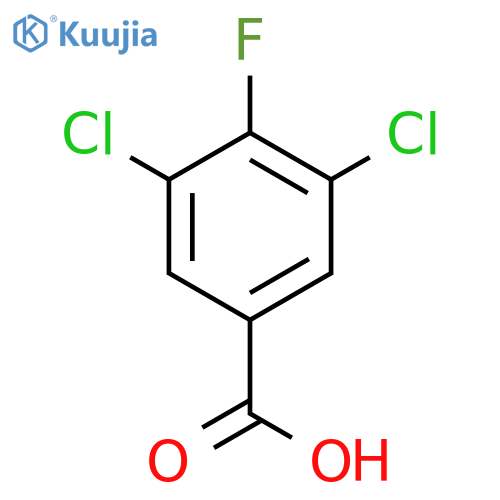 3,5-Dichloro-4-fluorobenzoic acid structure