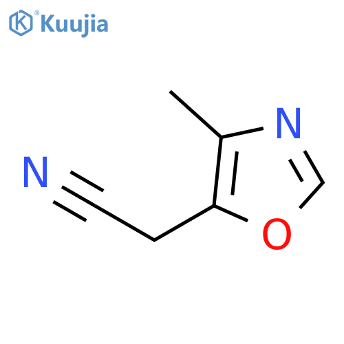 4-Methyloxazole-5-acetonitrile structure