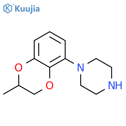 Piperazine, 1-(2,3-dihydro-2-methyl-1,4-benzodioxin-5-yl)- structure