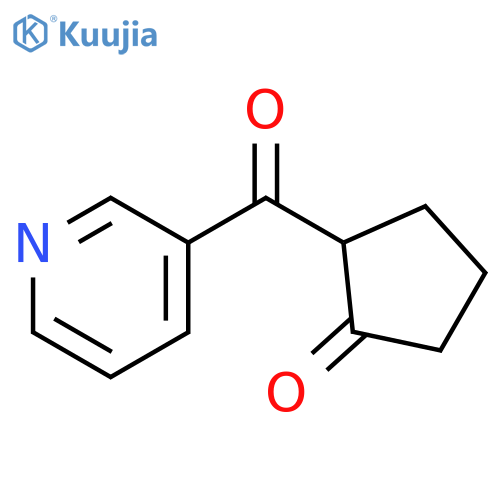 2-(Pyridine-3-carbonyl)cyclopentan-1-one structure