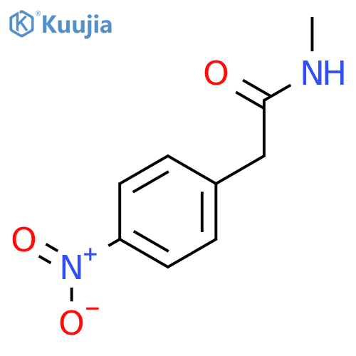 N-Methyl-2-(4-nitrophenyl)acetamide structure