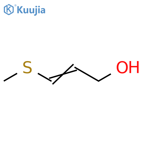 2-Propen-1-ol, 3-(methylthio)-, (E)- structure