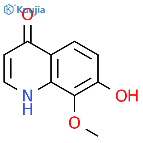 4(1H)-Quinolinone,7-hydroxy-8-methoxy- structure