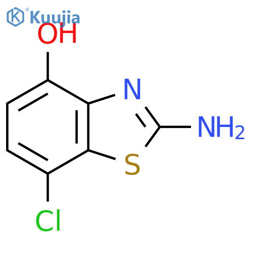 2-Amino-7-chlorobenzo[d]thiazol-4-ol structure