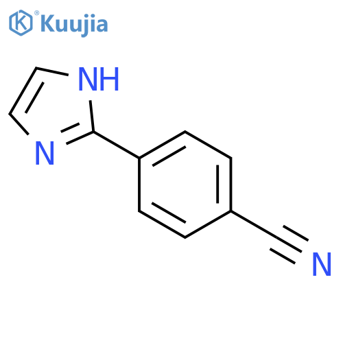 4-(1H-Imidazol-2-yl)benzonitrile structure