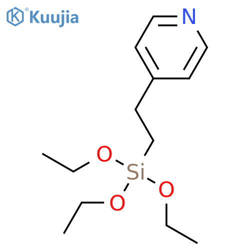 Pyridine, 4-[2-(triethoxysilyl)ethyl]- structure