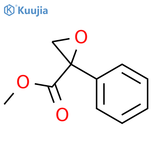 Oxiranecarboxylic acid, 2-phenyl-, methyl ester structure