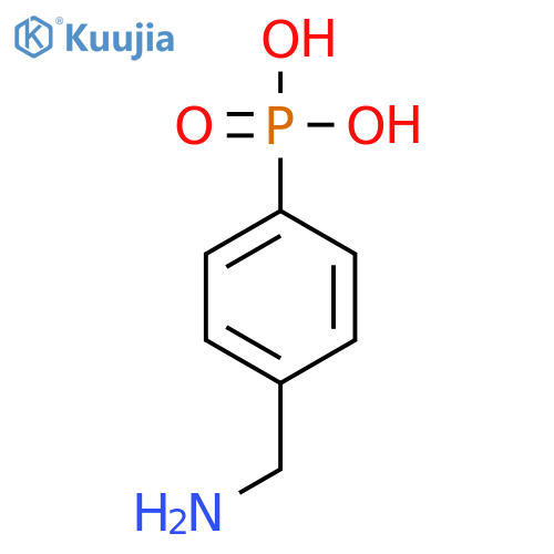 Phosphonic acid, [4-(aminomethyl)phenyl]- structure
