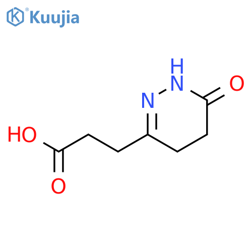 3-(6-Oxo-1,4,5,6-tetrahydropyridazin-3-yl)propanoic acid structure