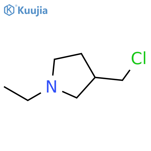 3-(chloromethyl)-1-ethylpyrrolidine hydrochloride structure