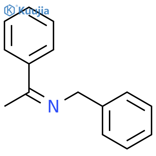 Benzenemethanamine, N-(1-phenylethylidene)-, (Z)- structure