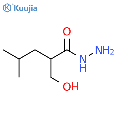 Valeric acid, 2-(hydroxymethyl)-4-methyl-, hydrazide (6CI) structure