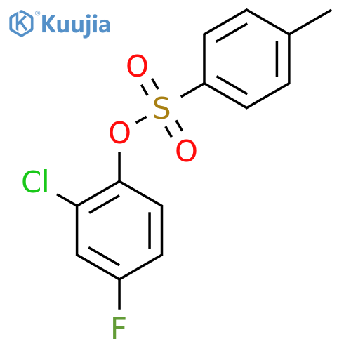2-Chloro-4-fluorophenyl 4-methylphenylsulfonate structure