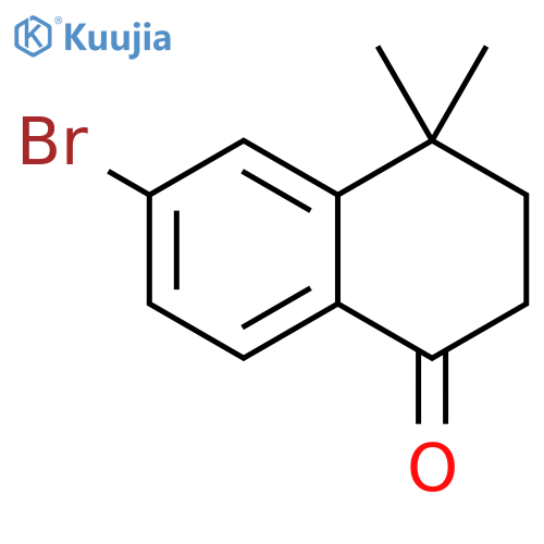 6-Bromo-4,4-dimethyl-3,4-dihydronaphthalen-1(2h)-one structure