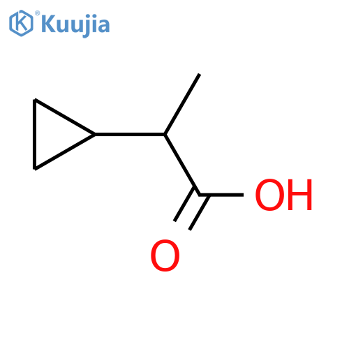 2-Cyclopropylpropanoic acid structure