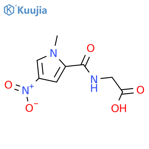2-(1-Methyl-4-nitro-1H-pyrrol-2-yl)formamidoacetic Acid structure