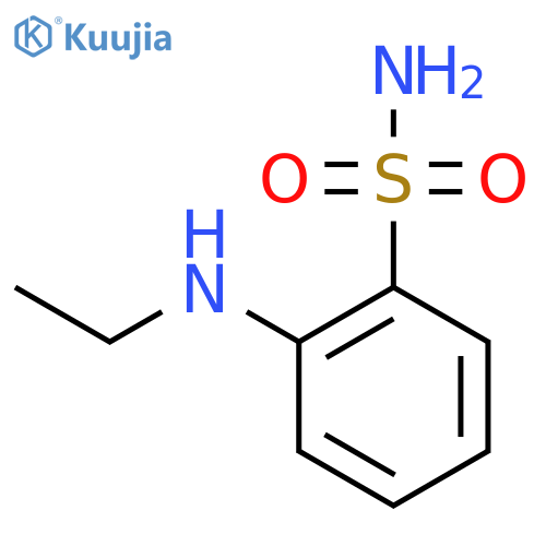 2-(Ethylamino)benzene-1-sulfonamide structure