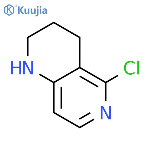 5-Chloro-1,2,3,4-tetrahydro-1,6-naphthyridine structure