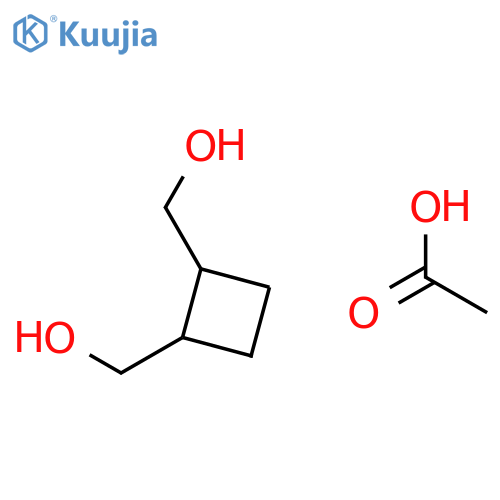 [(1R,2S)-2-(hydroxymethyl)cyclobutyl]methyl acetate structure