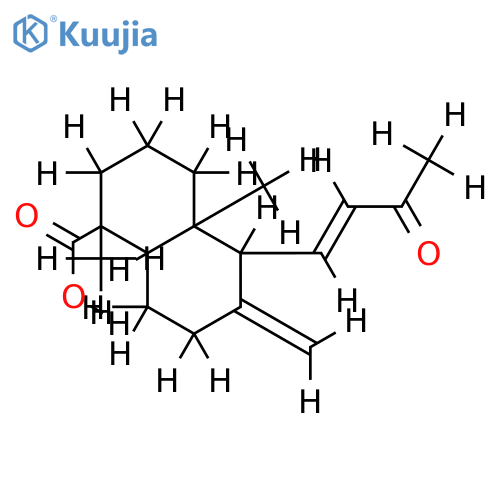 (11E)-form-14, 15-Dinor-13-oxo-8(17), 11-labdadien-19-oic acid structure