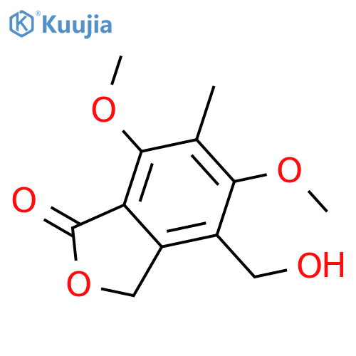 1(3H)-Isobenzofuranone, 4-(hydroxymethyl)-5,7-dimethoxy-6-methyl- structure
