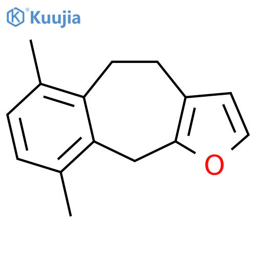 4H-Benzo[5,6]cyclohepta[1,2-b]furan,5,10-dihydro-6,9-dimethyl- structure