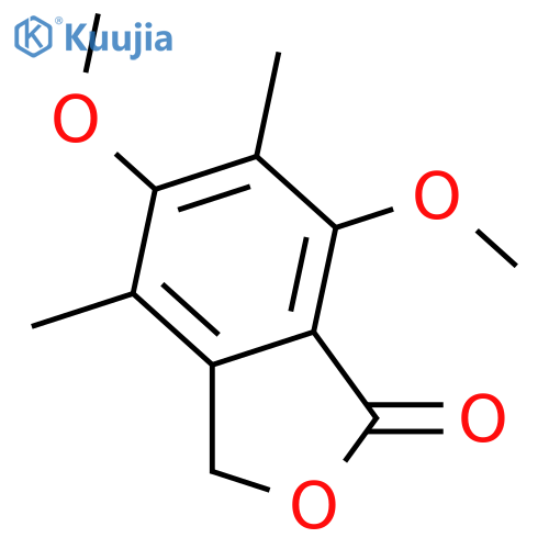 5,7-Dihydroxy-4,6-dimethyl-1(3H)-isobenzofuranone; Di-Me ether structure