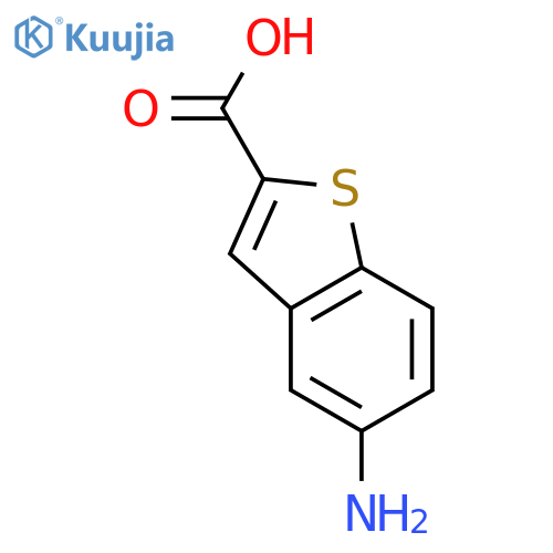 5-Amino-1-benzothiophene-2-carboxylic acid structure