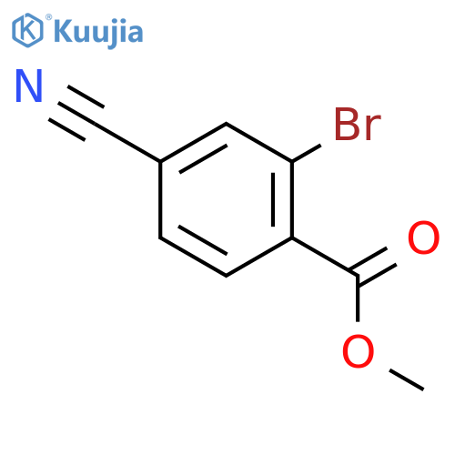 methyl 2-bromo-4-cyanobenzoate structure