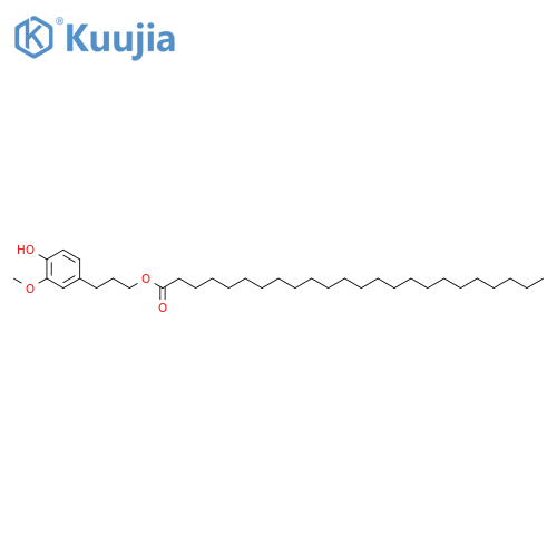 3-(4-Hydroxy-3-methoxyphenyl)propyl tetracosanoate structure