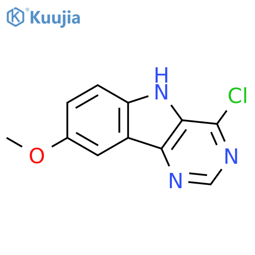 4-Chloro-8-methoxy-5H-pyrimido5,4-bindole structure