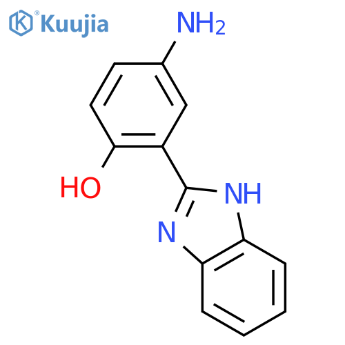 Phenol, 4-amino-2-(1H-benzimidazol-2-yl)- structure