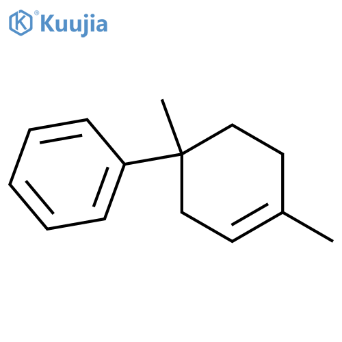 Benzene, (1,4-dimethyl-3-cyclohexen-1-yl)- structure