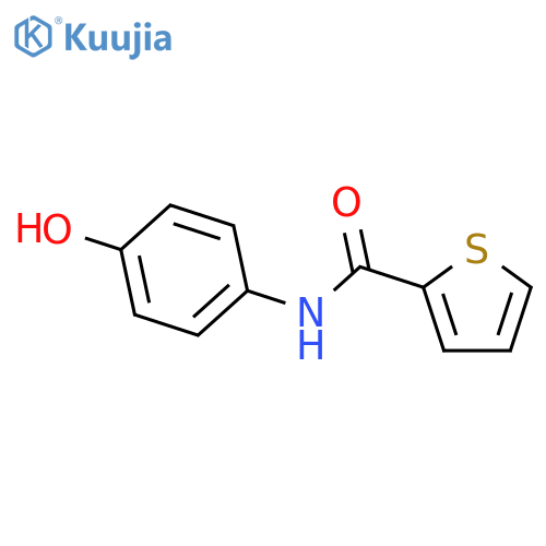 N-(4-hydroxyphenyl)thiophene-2-carboxamide structure