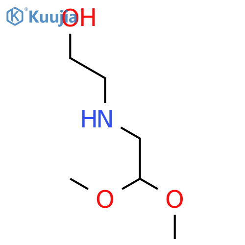 2-(2,2-dimethoxyethyl)aminoethan-1-ol structure