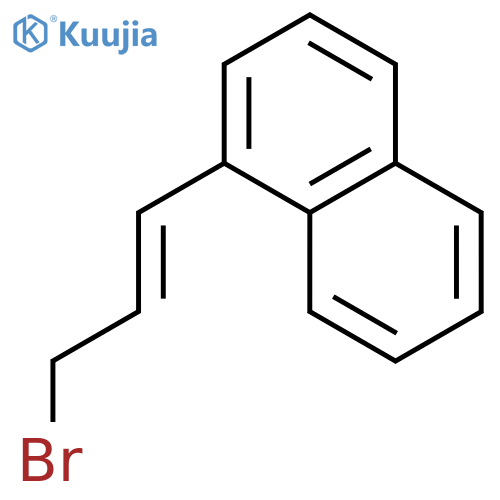 1-(3-BROMO-1-PROPEN-1-YL)-NAPHTHALENE structure