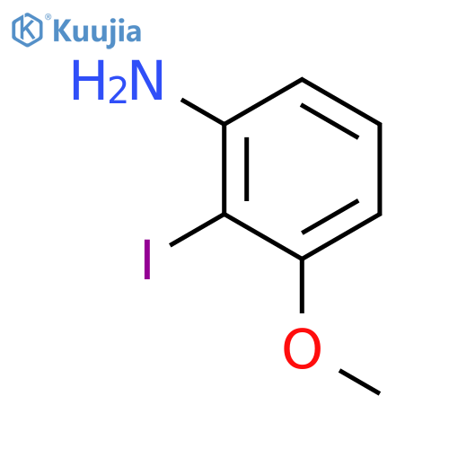 2-iodo-3-methoxy-aniline structure