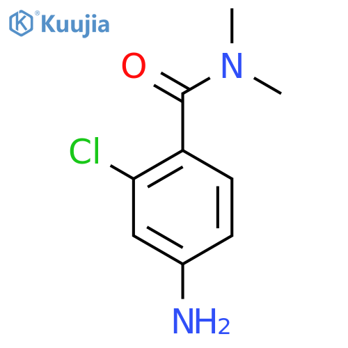 4-Amino-2-chloro-N,N-dimethylbenzamide structure